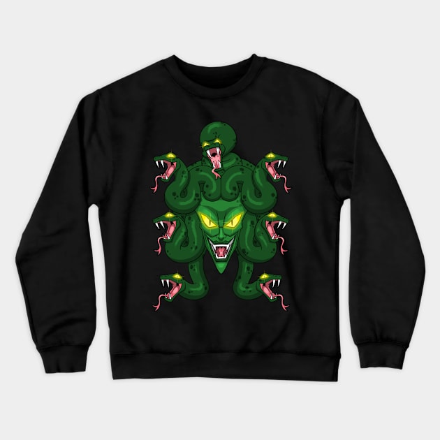 Medusa Stare Crewneck Sweatshirt by Lwiis64